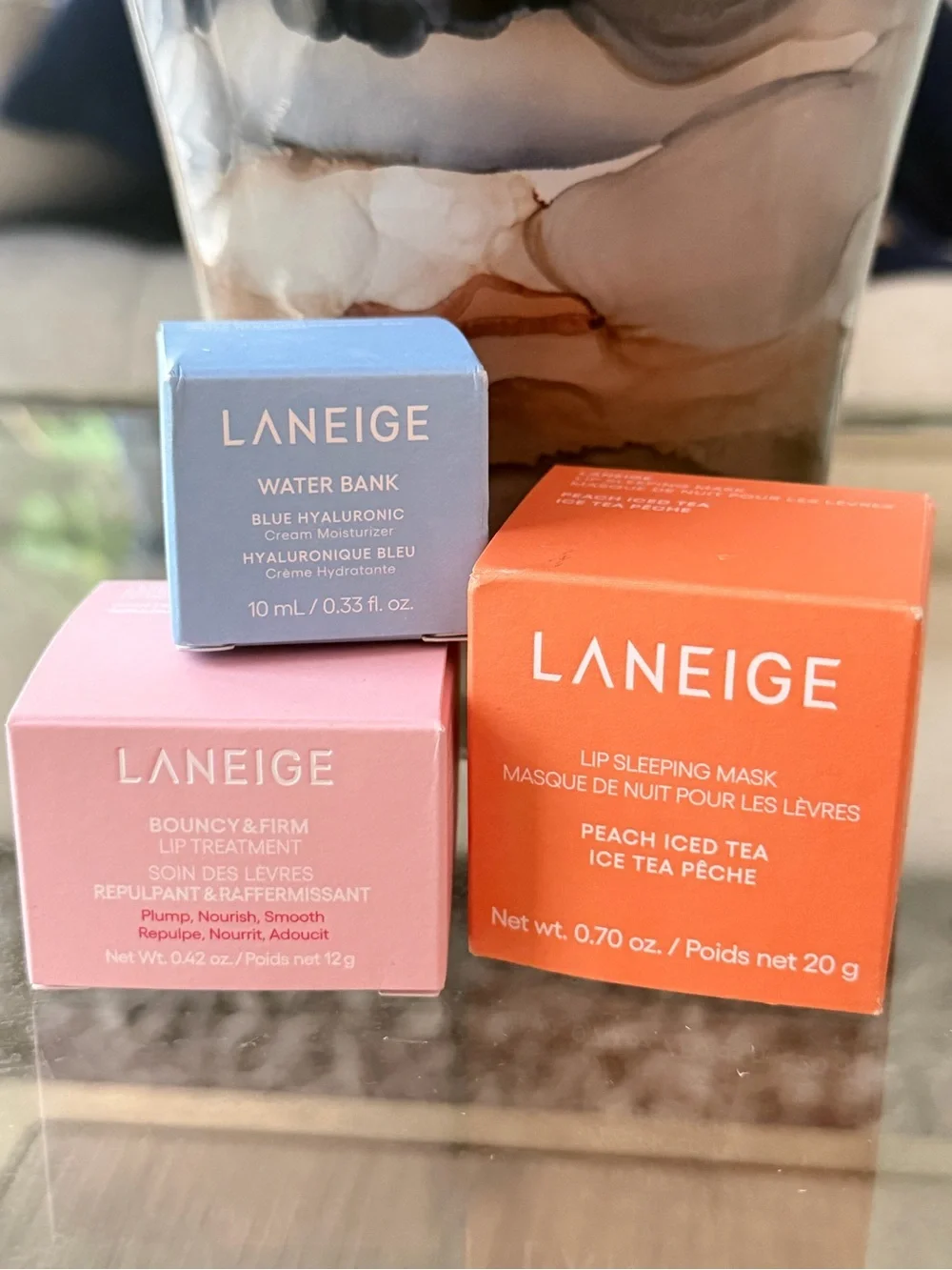 Laneige Water Bank, Lip Treatment, Lip Sleeping Mask Set